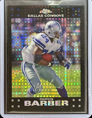 Marion Barber - Black XFractor - 2007 Topps Chrome Football #TC13