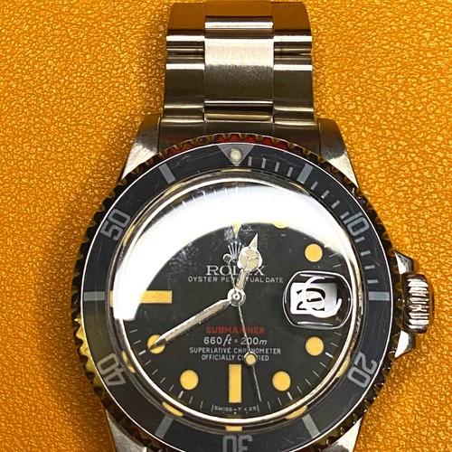 VINTAGE ROLEX RED SUBMARINER 1680 2.4M 