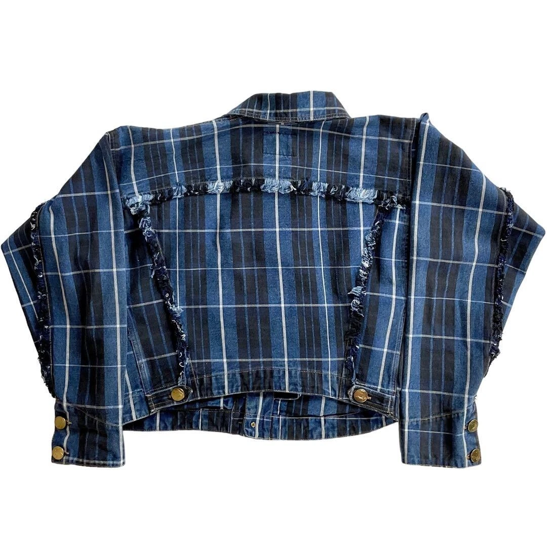 Vivienne westwood denim jacket mens top