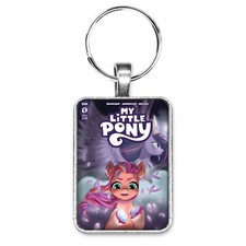 MY LITTLE PONY 6 CUTE COVER ART Key Ring or Necklace TOY / CARTOON Comic Book