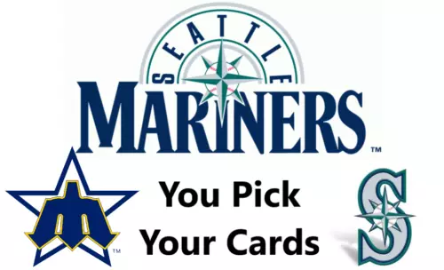 You Pick Your Cards - Seattle Mariners Team - MLB Baseball Card Selection B