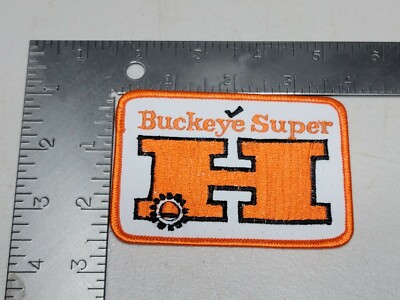 M VINTAGE BUCKEYE SUPER H patch for shirt or hat nos