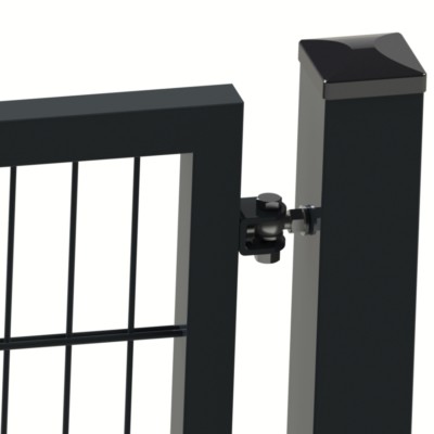 Doppeltor PROFI 2-flg. B=2500mm Symmetr. ZINK Doppelstabmattenzaun