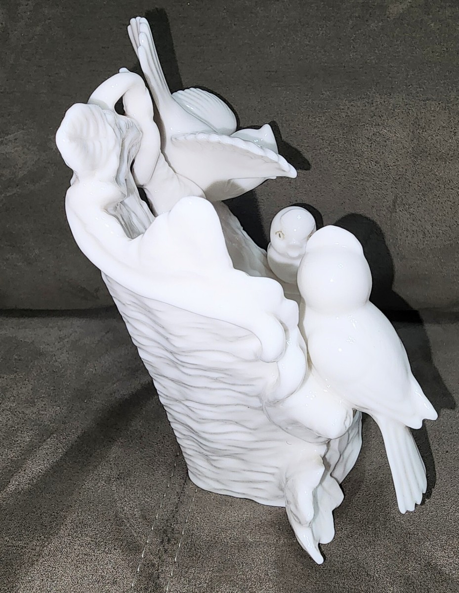 Vintage Porcelain Bird Planter 6281 Japan White Home Decor | eBay