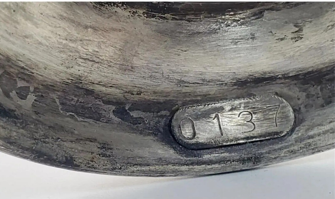 Judaica Sterling Silver Hazorfim Kiddush Cup for Wedding. Fully