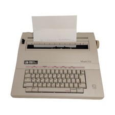 Smith Corona Mark VIII Word Erase Electric Typewriter w/Cover, H 21000 Ribbon  thumbnail