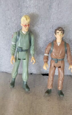 1984 Kenner Ghostbusters Figures Peter & Egon Set   Vintage Original