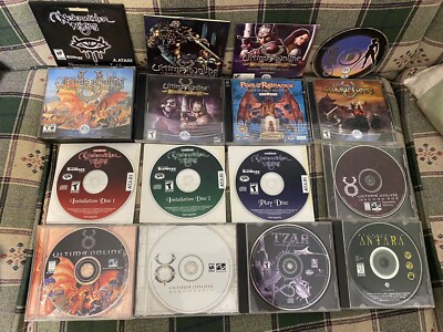 Ultima Online PC 16 Game Lot ( 19 Discs ) Neverwinter 3rd Dawn Age Of Shadow