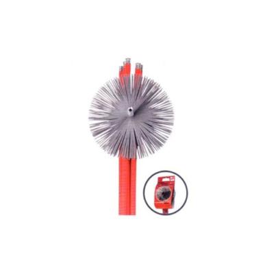 Kit Pulizia Canna Fumaria Lapillo: 6 Aste 1m E Scovolo 13cm, Per Camino E Stufa
