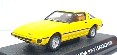 1/64 Konami 1978 MAZDA SAVANNA RX-7 SA22C YELLOW diecast car model