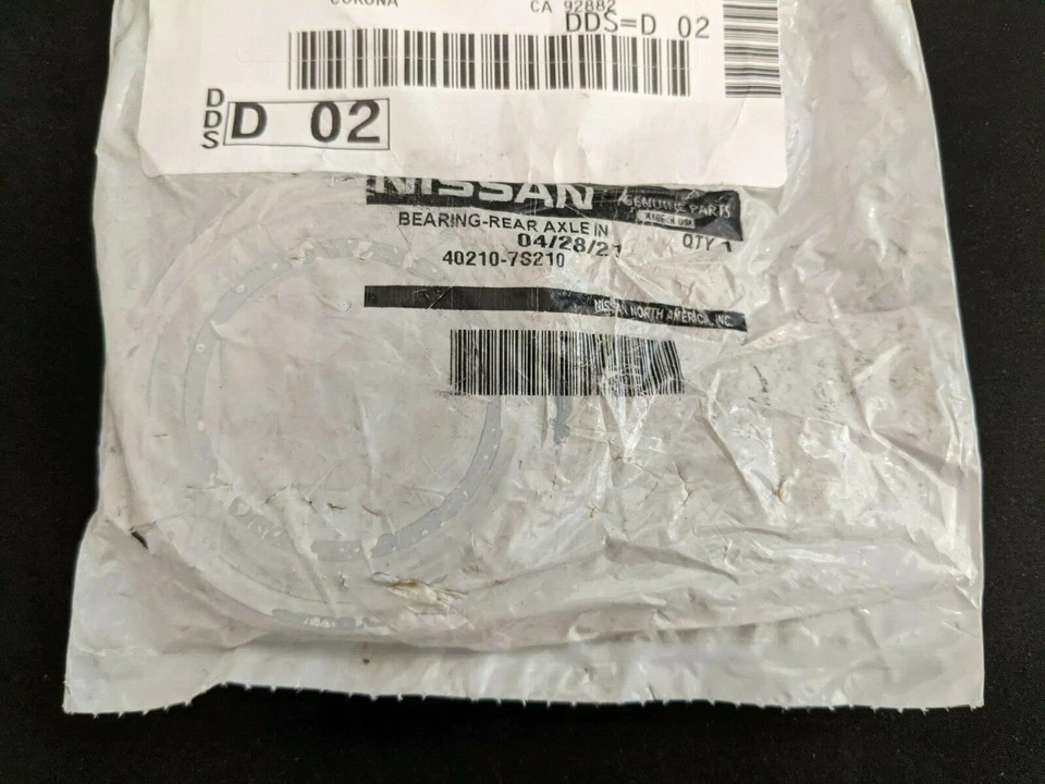 NOVO GENUÍNO Rolamento de Eixo Interno de Eixo Traseiro Timken para Nissan (40210-7S210) - Imagem 2 de 4
