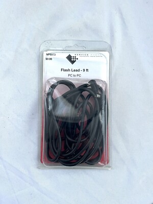 Flash Cord 9FT  PC to PC Female to Male Extension