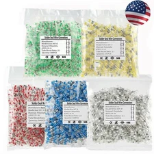 New Solder Seal Sleeve Heat Shrink Butt Wire Connectors Terminals Waterproof