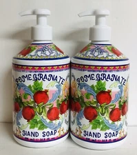 2 Bottles Home & Body Co. ~ Pomegranate Hydrating Hand Soap 21.5 fl oz Each