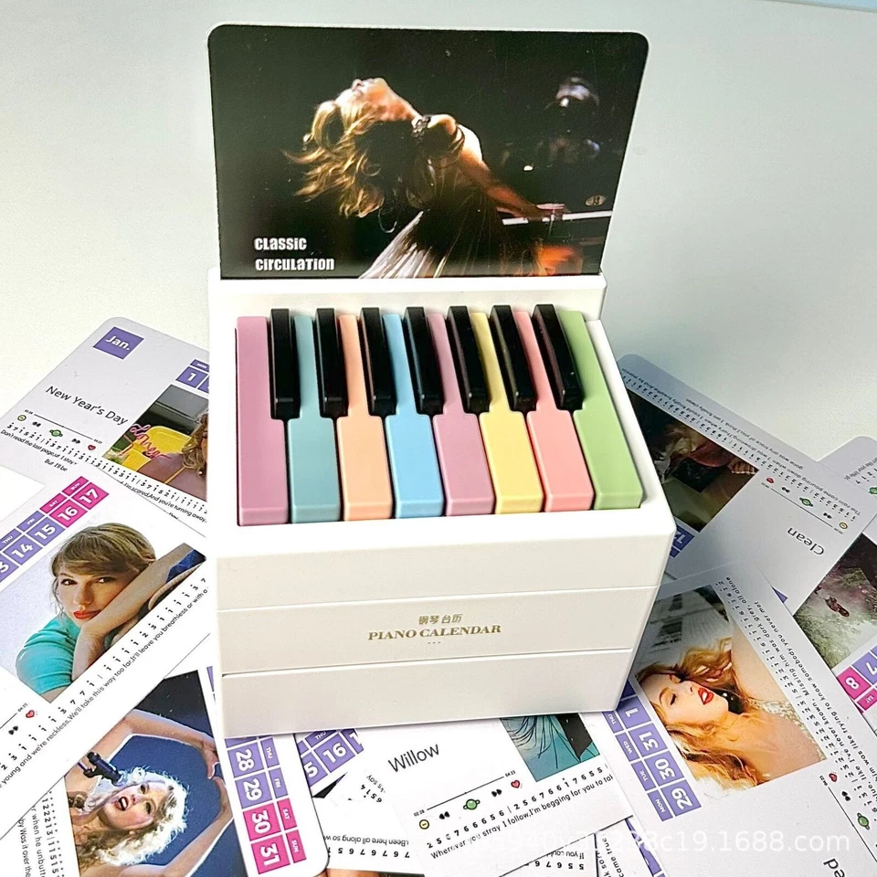 T-Swizzle Piano Calendar 2025 Music Sheets Toy Piano Included Berry Fanatics - Image 3 of 4