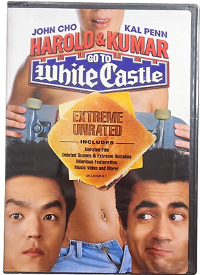 NEW Sealed Harold Kumar Go To White Castle 2004 Extreme Unrated Version