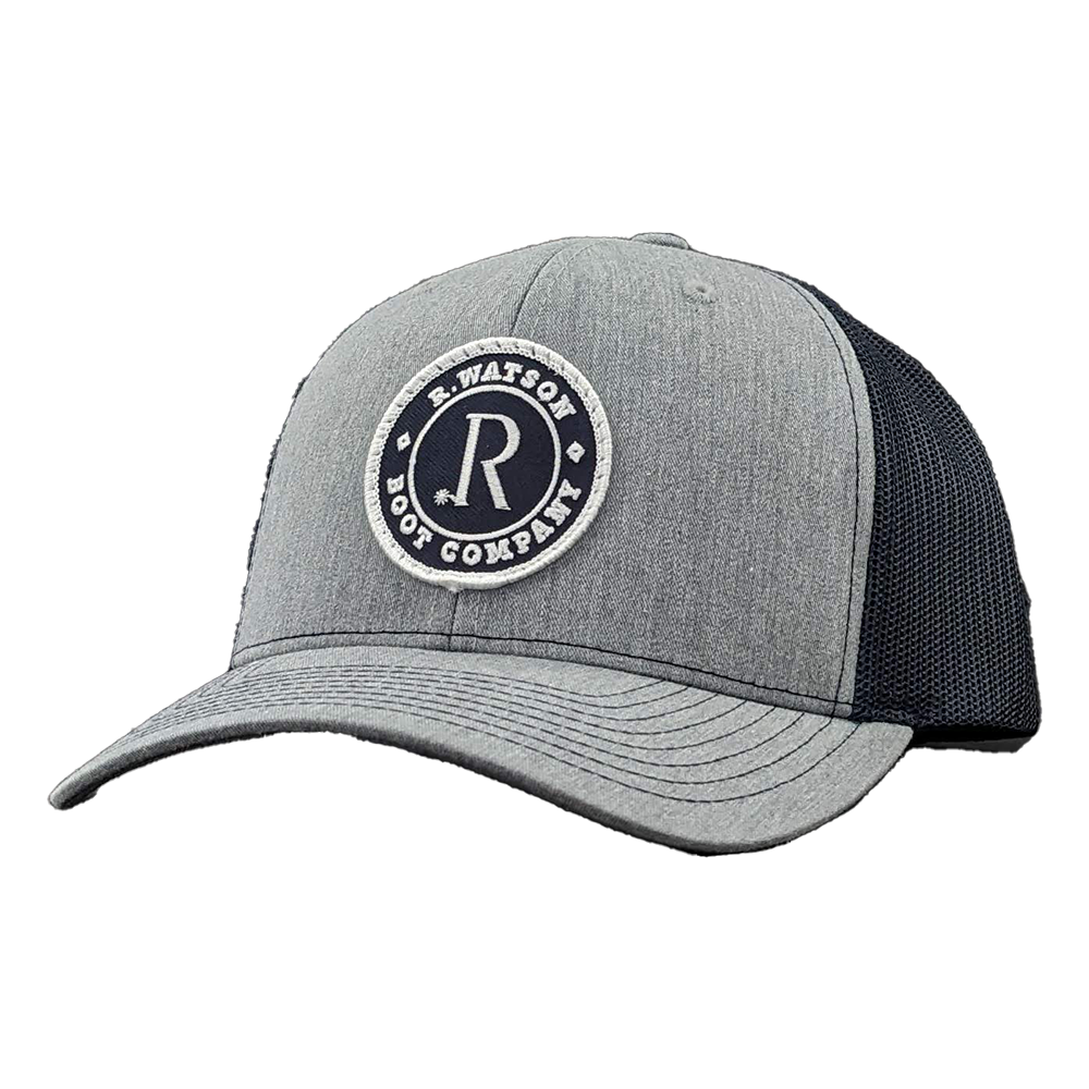 R.Watson Heather Grey & Navy Richardson Trucker Cap 112-FP-HGN-A