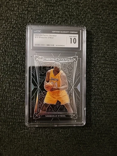 2023-24 Obsidian Basketball Shaquille O'Neal #10 - CGC 10 - GS517