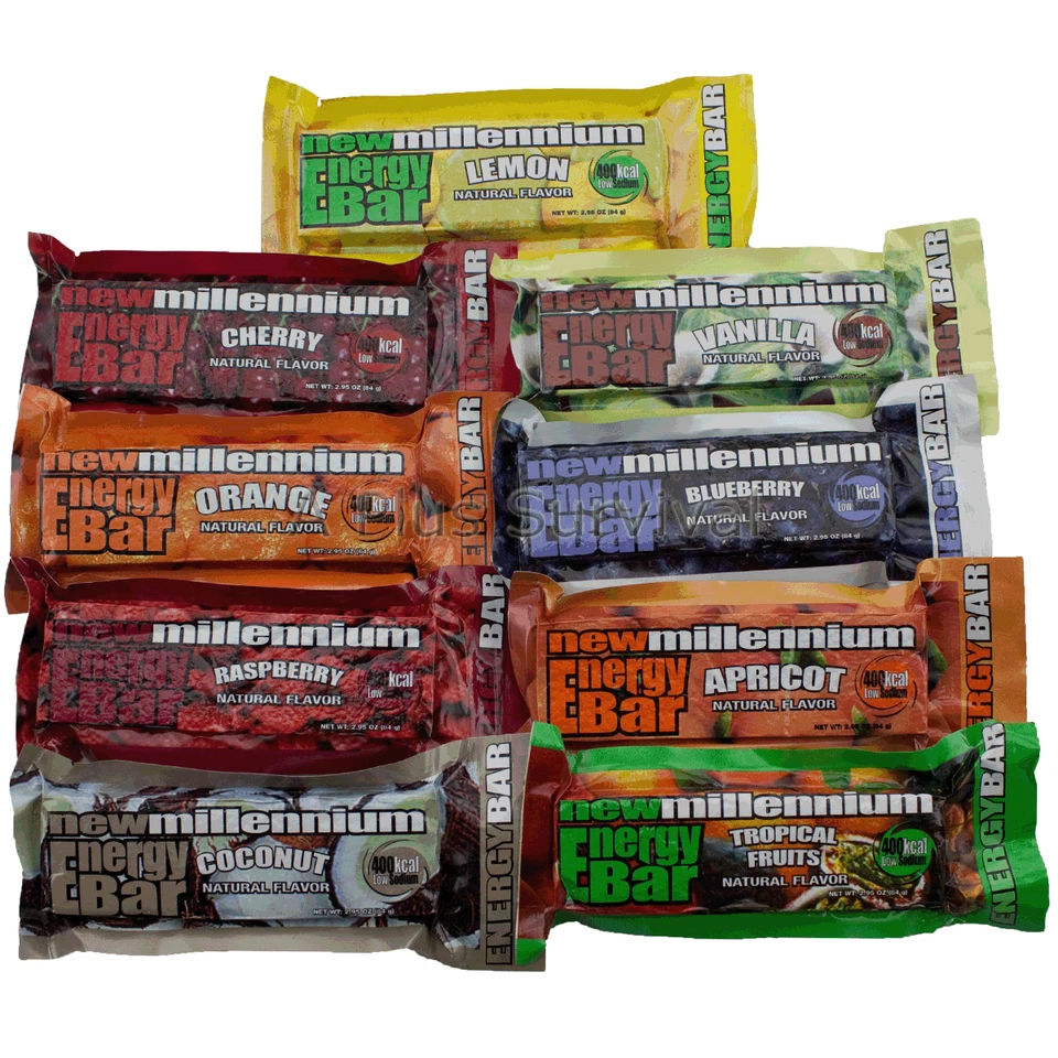 SOS FOOD LABS 18 Meal Pack New Millennium Emergency Camping Survival Food Energy Bar Rations