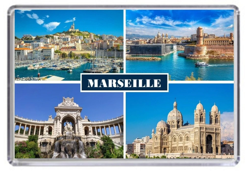 Marseille France Fridge Magnet 01 free postage