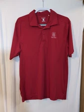 Men’s Clique TPC Twin Cities Polo Golf Shirt Red Size Large Embroidered L