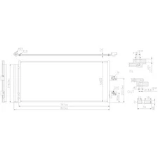 Nissens 941211 Air Conditioning Condenser/Receiver Drier Assembly