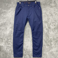 Michael Kors Men's Parker Slim Fit Pants - Blue - 32 X 29