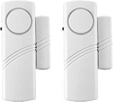 2 Pack Door/Window Alarm Magnetic, Wireless Security Sensor Burglar Alarm Syste