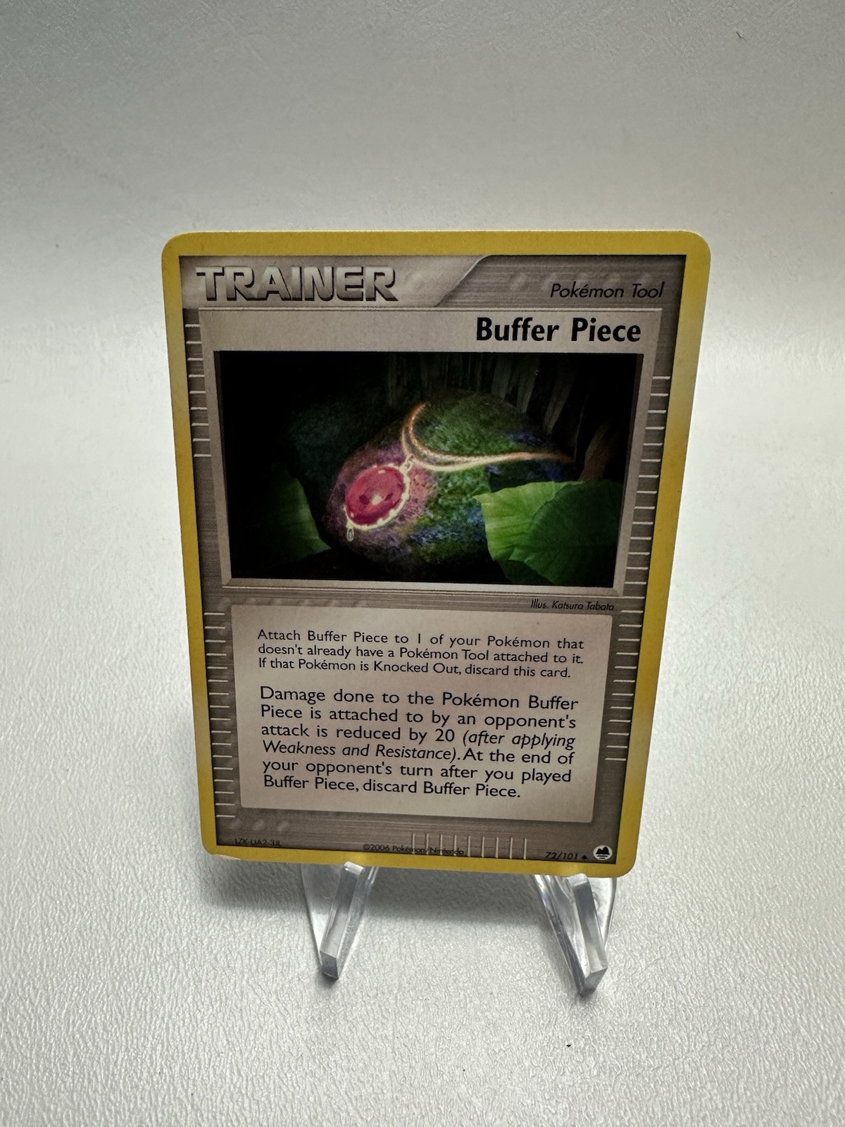 Pokemon TCG Buffer Piece 72/101 Dragon Frontiers Reg. Uncommon Card EN-LP 2006