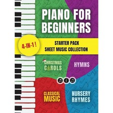 Piano for Beginners Starter Pack Sheet Music Collection: Piano Songbook for ...