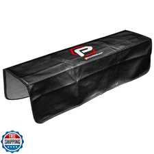 Powerbuilt 24"x 34" Black Plush Vinyl Fender Cover Protector Pad Mat, Mechani