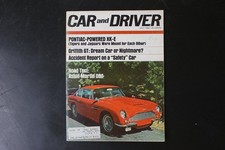 Car and Driver July 1966 Aston Martin DB6 Road Test Magazine Vintage Auto