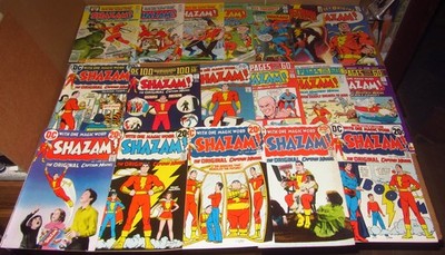 Shazam! ''The Original Captain Marvel'' DC Lot (x18) - w/#1-4/photo c./infinity c.