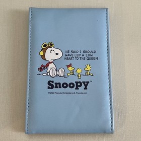 folding snoopy tabletop mirror