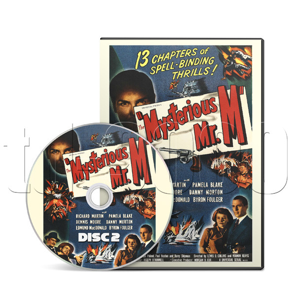 The Mysterious Mr. M! (1946) Universal Movie Serial Cliffhanger on DVD