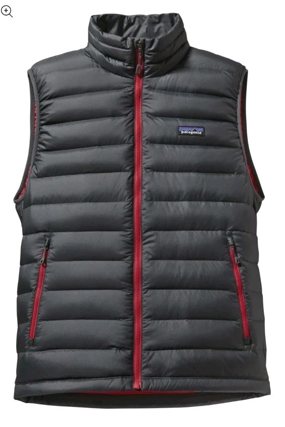 Patagonia Down Sweater Puffer Vest Large Black