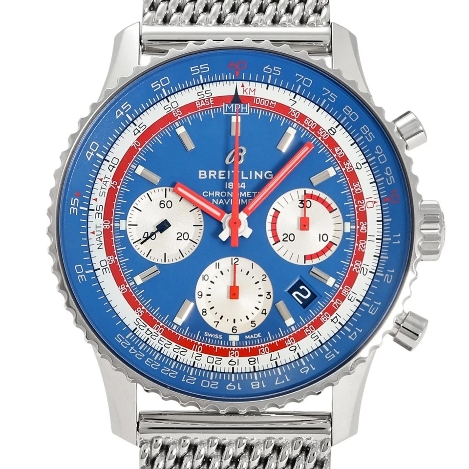 BREITLING Navitimer B01 Chronograph 43 Pan Am Edition AB01212B1C1A1 blue Dial  - Image 2 of 4