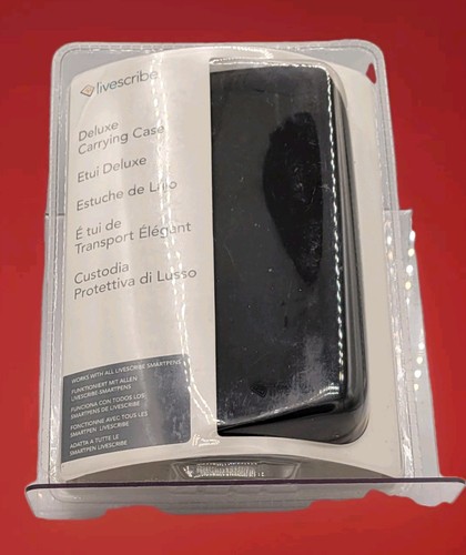 Livescribe Pen - Deluxe Carrying Case - Black - Factory Sealed - New In Box