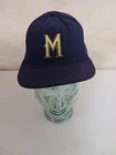 Vintage Milwaukee Brewers Hat Cap Fitted New Era MLB Player Storage Locker 11
