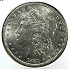 1881-O $1 Morgan Silver Dollar, UNC/AU Slider (89003)