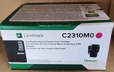 Genuine OEM Lexmark C2310M0 Magenta Return Program Toner Cartridge