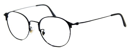 COLOURS BY ALEXANDER JULIAN MOBLEY UNISEX RUND BRILLE BRILLENGESTELL 52-20-140 BLK