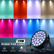 27x10W LED PAR Light RGBW Stage Lighting DMX Beam Party DJ Disco Light w/Remote
