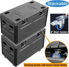 Utility Cable Trunk Road Case with Wheels Heavy Duty ATA Rolling Road Case