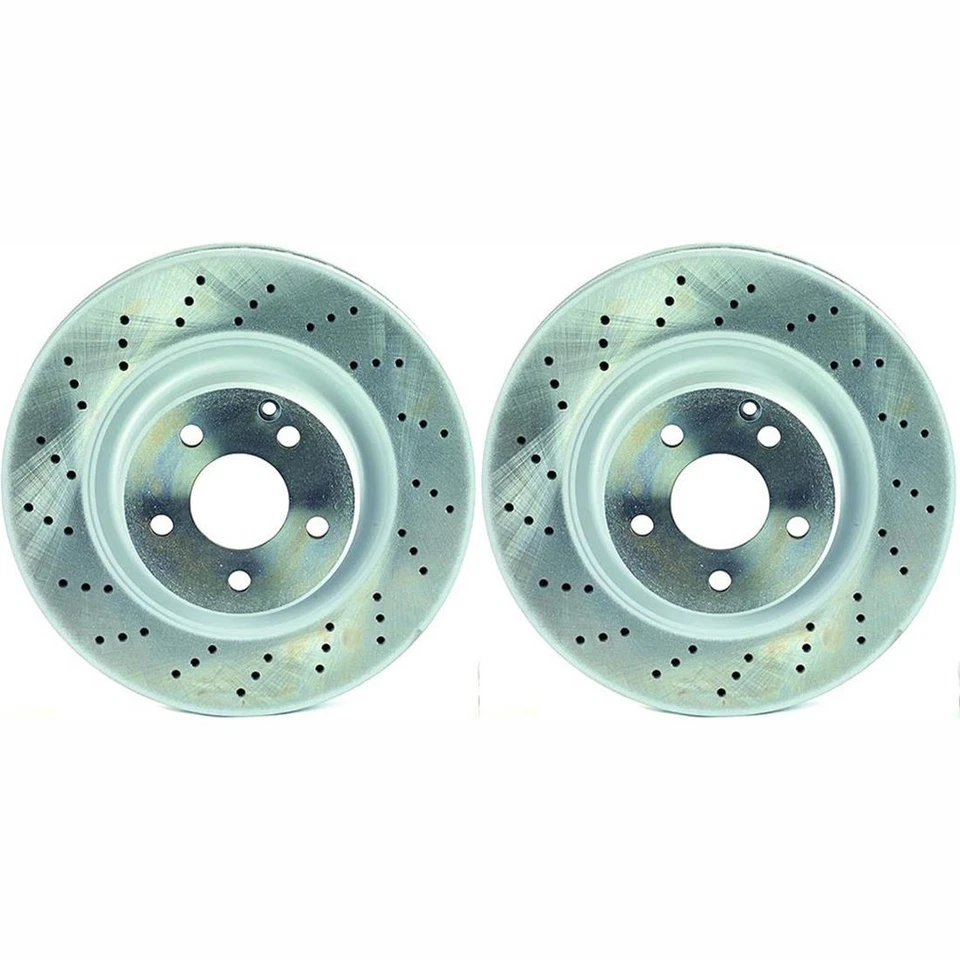 Rotor de freno delantero Brembo alto rendimiento OE para Mercedes-Benz E500 2003 2004 05 Foto 2 de 3