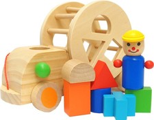 Maruwa Boeki Wooden Toy Puzzle Truck 4006266-00