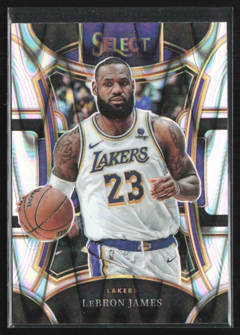 LeBron James 2023-24 Panini Select Mezzanine Tectonic #335 Los Angeles Lakers