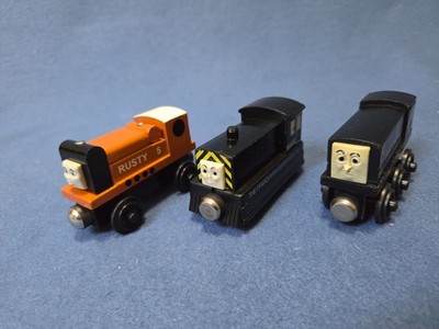 1994 Rusty, Diesel, Mavis -Flat Magnet Vintage - Thomas & Friends Wooden Railway