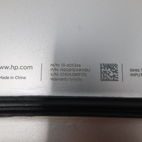 HP Envy 13-d053sa Laptop i7-6500U 8GB RAM 256GB SSD 13" Win 10 Faulty - Afbeelding 11 van 11