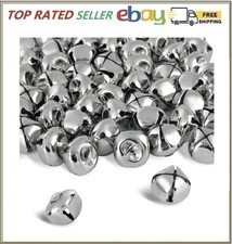 BigOtters 50 Pcs Jingle Bells for Crafting, 1 Inch Craft Bells Bulk for DIY,